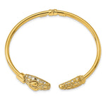 Load image into Gallery viewer, Leslie&#39;s 14k Polished Snake Hinged BangleLF1353
