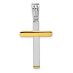 Load image into Gallery viewer, Leslie&#39;s 14k Two-tone Polished Cross PendantLF1359
