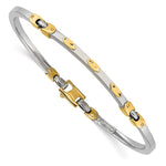 Load image into Gallery viewer, Leslie&#39;s 14k Two-tone Polished BangleLF1364
