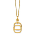 Load image into Gallery viewer, Leslie&#39;s 14k Polished and Brushed Double-strand NecklaceLF1369-18
