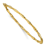 Load image into Gallery viewer, Leslie&#39;s 14k Polished D/C Twisted Hinged BangleLF1374
