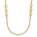Load image into Gallery viewer, Leslie&#39;s 14k Polished Butterfly NecklaceLF1378-24
