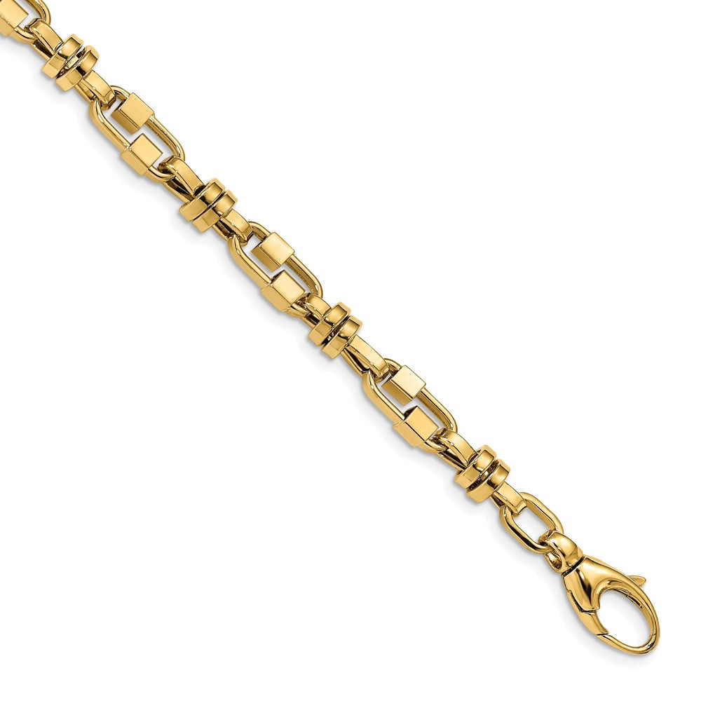 Leslie's 14k Men's Polished Fancy Link BraceletLF1382-8.5