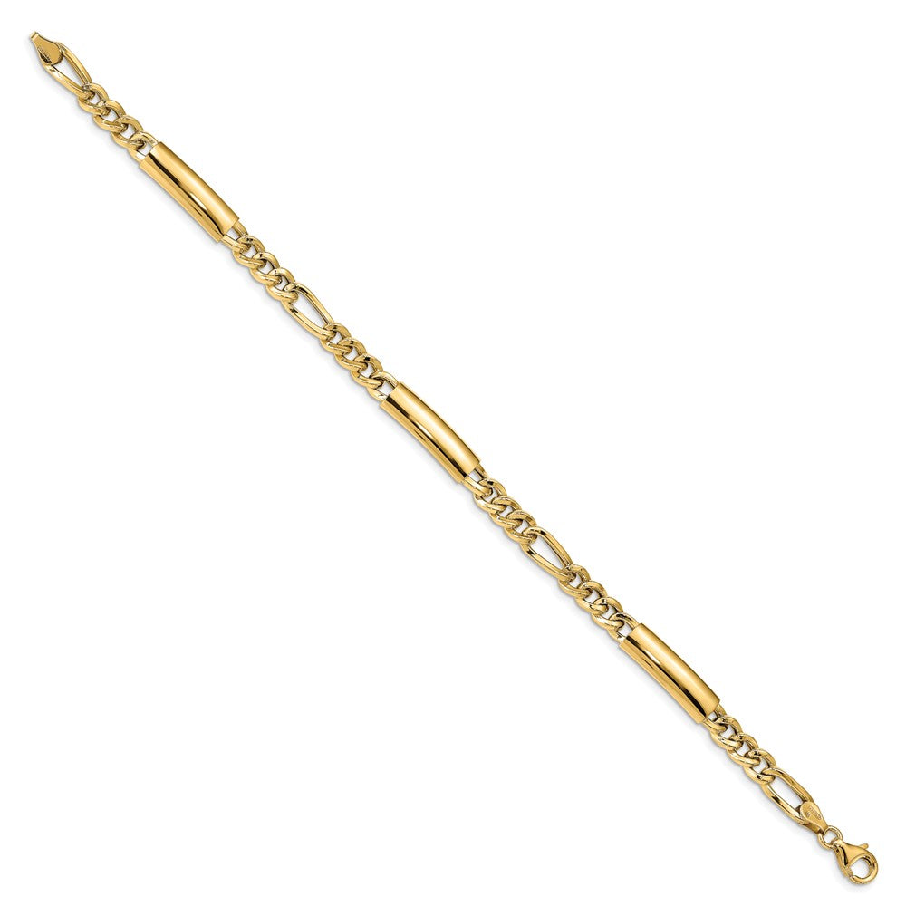 Leslie's 14k Men's Polished Fancy Link BraceletLF1383-8.5