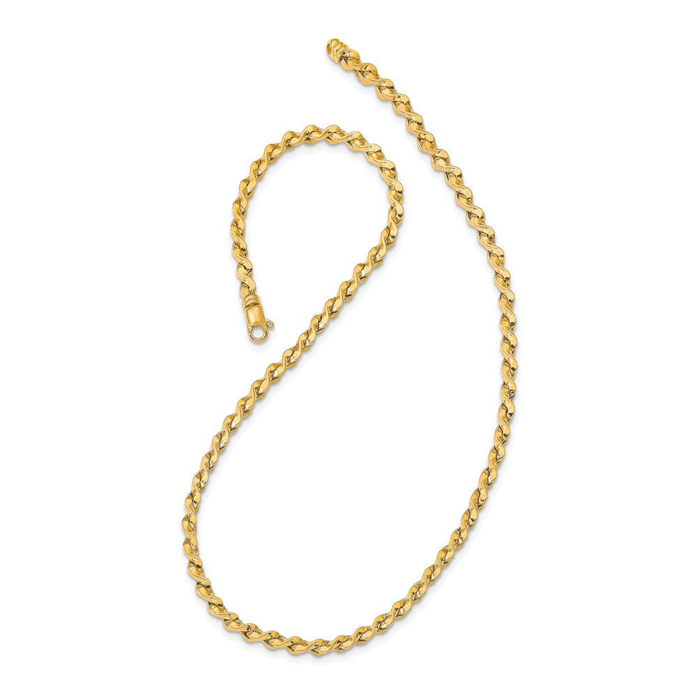 Leslie's 14k Polished Twisted NecklaceLF1384-17