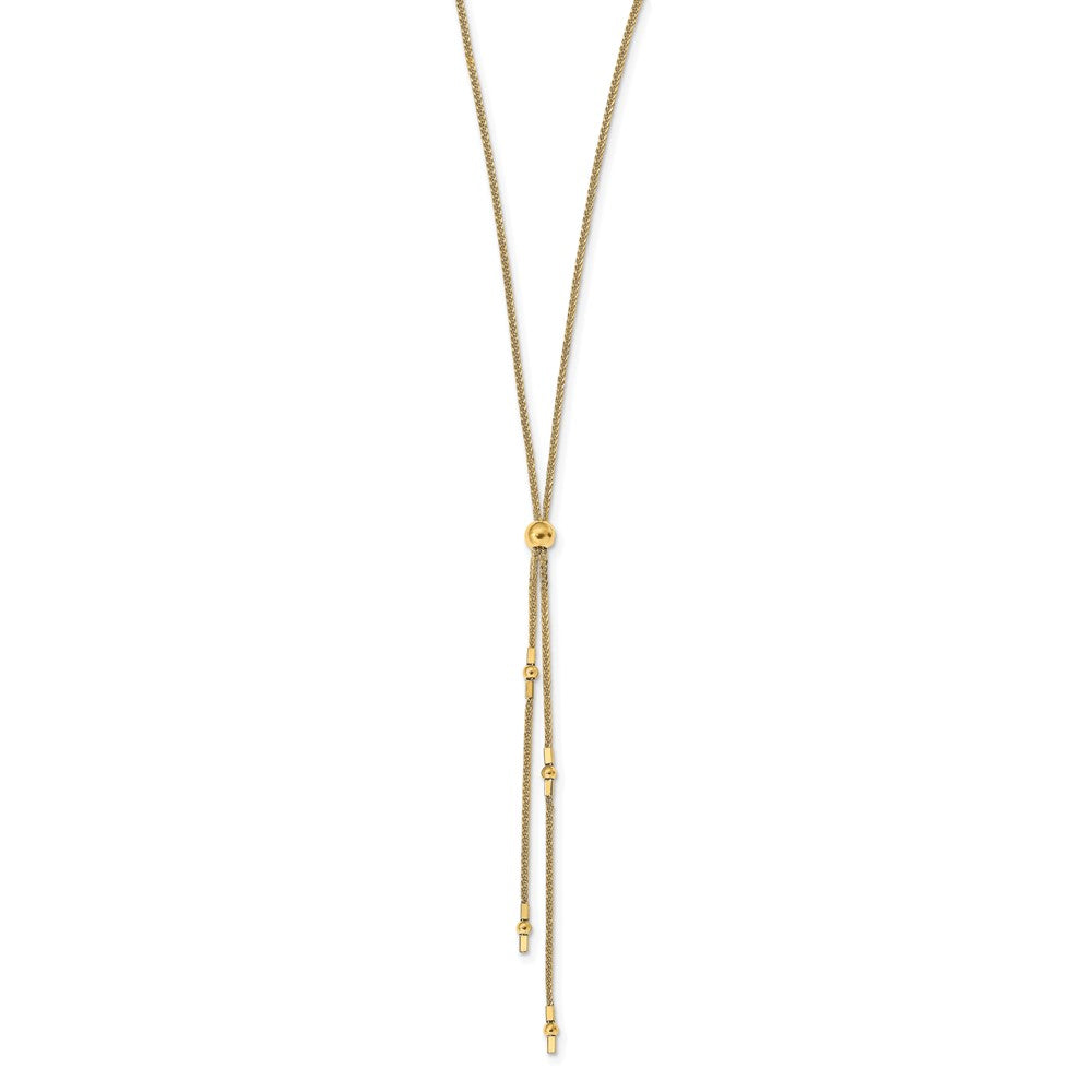 Leslie's 14k Polished Adjustable NecklaceLF1385-20