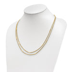 Load image into Gallery viewer, Leslie&#39;s 14k Polished Multi-strand NecklaceLF1386-18
