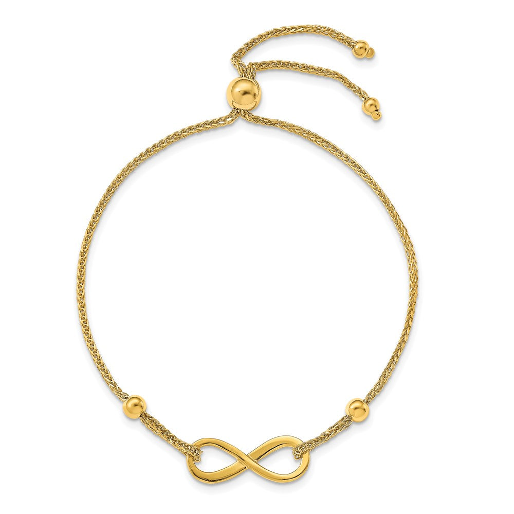 Leslie's 14k Polished Infinity Adjustable BraceletLF1388