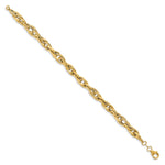 Load image into Gallery viewer, Leslie&#39;s 14k Polished D/C Fancy Link BraceletLF1392-7.5
