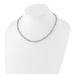 Load image into Gallery viewer, Leslie&#39;s 14k White Gold Polished Link NecklaceLF1396-17.75
