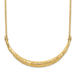Load image into Gallery viewer, Leslie&#39;s 14K Polished D/C Bar Adjustable NecklaceLF1403-18

