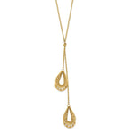 Load image into Gallery viewer, Leslie&#39;s 14K Polished and Textured NecklaceLF1404-18
