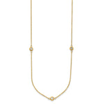 Load image into Gallery viewer, Leslie&#39;s 14k Two-tone Polished D/C NecklaceLF1408-20
