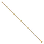 Load image into Gallery viewer, Leslie&#39;s 14k Two-tone Polished D/C BraceletLF1408-7.75
