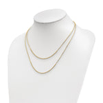 Load image into Gallery viewer, Leslie&#39;s 14k Polished Multi-strand Adjustable NecklaceLF1417-18
