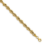 Load image into Gallery viewer, Leslie&#39;s 14K Polished Fancy Link BraceletLF1427-7.5
