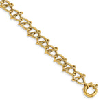 Load image into Gallery viewer, Leslie&#39;s 14K Polished Fancy Link BraceletLF1428-7.5
