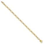 Load image into Gallery viewer, Leslie&#39;s 14K Polished Flat Oval Link BraceletLF1449-7.5
