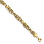 Load image into Gallery viewer, Leslie&#39;s 14k Polished Fancy BraceletLF1451-7.5
