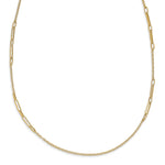 Load image into Gallery viewer, Leslie&#39;s 14k Polished Textured NecklaceLF1452-27.5
