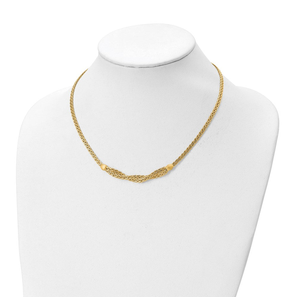 Leslie's 14k Polished NecklaceLF1454-18