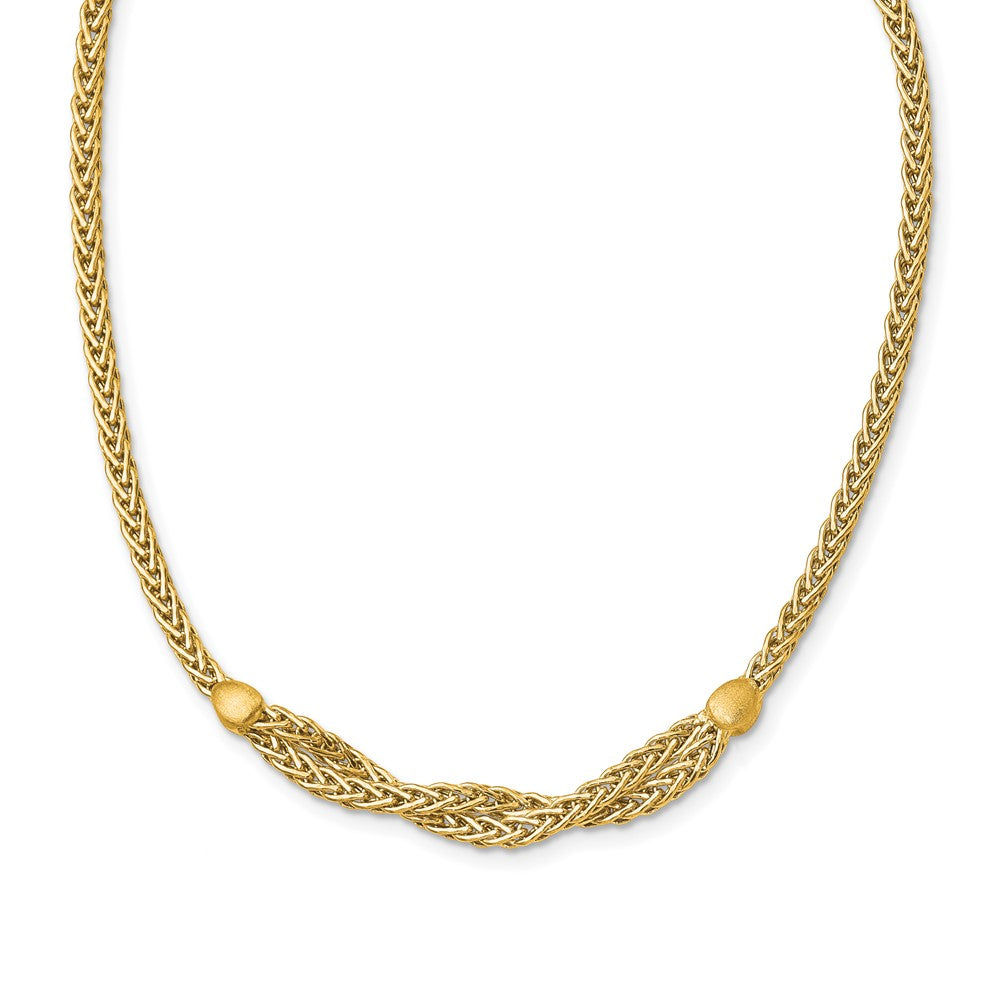 Leslie's 14k Polished NecklaceLF1454-18