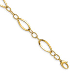 Load image into Gallery viewer, Leslie&#39;s 14K Polished D/C Fancy Link BraceletLF1458-7.75
