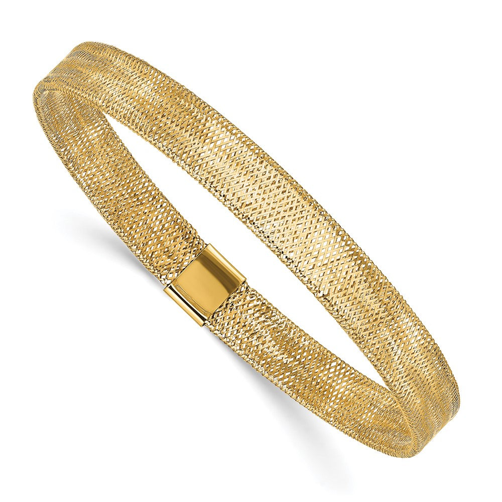 Leslie's 14K Polished Stretch BangleLF1459