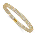 Load image into Gallery viewer, Leslie&#39;s 14K Two-tone Polished Stretch BangleLF1461
