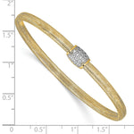 Load image into Gallery viewer, Leslie&#39;s 14K CZ Polished Stretch BangleLF1462
