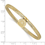 Load image into Gallery viewer, Leslie&#39;s 14K Polished Sun Charm Stretch BangleLF1464

