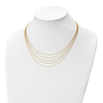 Load image into Gallery viewer, Leslie&#39;s 14K Polished Multi-layered NecklaceLF1484-17
