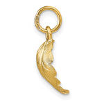 Load image into Gallery viewer, Leslies&#39;s 14K Polished and Brushed Leaf PendantLF1493
