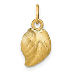 Load image into Gallery viewer, Leslies&#39;s 14K Polished and Brushed Leaf PendantLF1493
