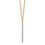 Load image into Gallery viewer, Leslie&#39;s 14K Polished Crystal By Swarovski w/1in ext NecklaceLF1494-16.5
