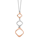 Load image into Gallery viewer, Leslie&#39;s Sterling Silver Rose Gold-plated w/1in ext. NecklaceQLF698-17

