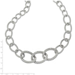 Load image into Gallery viewer, Leslie&#39;s Sterling Silver Woven NecklaceQLF844-22
