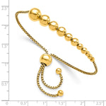 Load image into Gallery viewer, Leslie&#39;s Sterling Silver Polished Gold-plated Adj. BraceletQLF891
