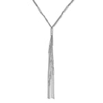Load image into Gallery viewer, Leslie&#39;s Sterling Silver Polished &amp; Textured Fancy NecklaceQLF912-18
