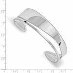 Load image into Gallery viewer, Leslie&#39;s Sterling Silver Polished Fancy Cuff BangleQLF931
