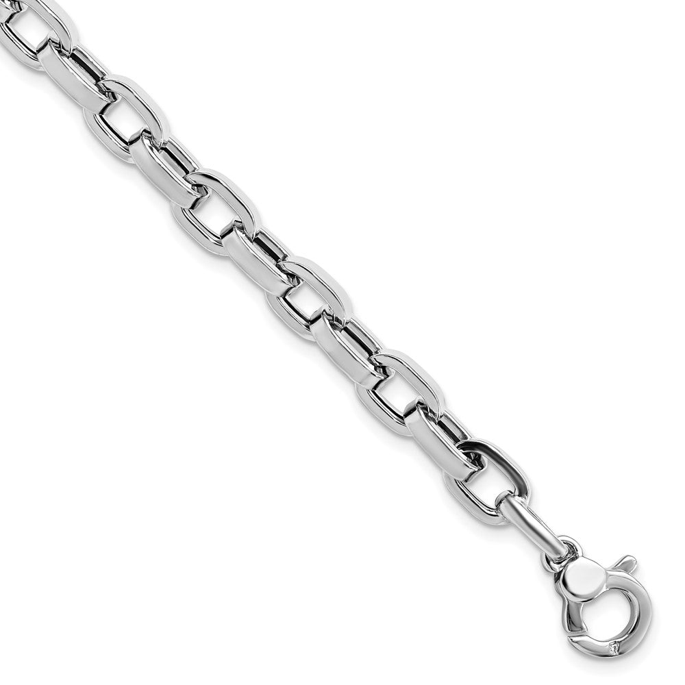 Leslie's Sterling Silver Polished Fancy Link BraceletQLF936-7.5