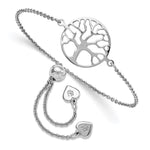 Load image into Gallery viewer, Leslie&#39;s Sterling Silver Tree of Life Adjustable BraceletQLF953
