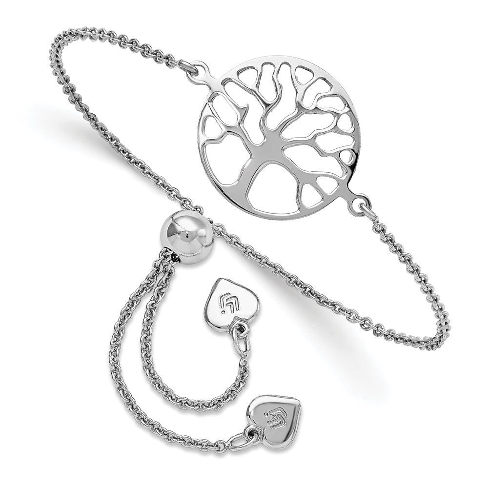 Leslie's Sterling Silver Tree of Life Adjustable BraceletQLF953