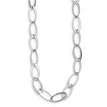 Load image into Gallery viewer, Leslie&#39;s Sterling Silver Polished Fancy Link Adjustable NecklaceQLF970
