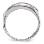 Load image into Gallery viewer, Leslie&#39;s Sterling Silver Radiant Essence Adjustable Textured RingQLR111
