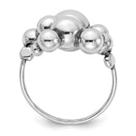 Load image into Gallery viewer, Leslie&#39;s Sterling Silver Polished Beaded Adjustable RingQLR113
