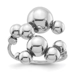 Load image into Gallery viewer, Leslie&#39;s Sterling Silver Polished Beaded Adjustable RingQLR113
