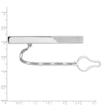 Load image into Gallery viewer, Sterling Silver Rhodium Plated Tie ClipQQ528
