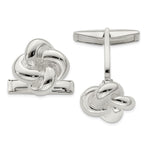 Load image into Gallery viewer, Sterling Silver Knot CufflinksQQ548
