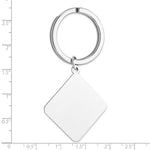 Load image into Gallery viewer, Sterling Silver Rhodium-plated Key ChainQQ77
